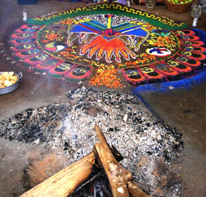 Feu sacré Izatchilatlan