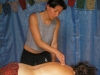 Massage Abhyanga dans la Yourte